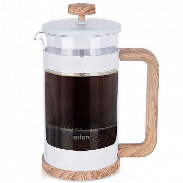 Vařič kávy a čaje pístový skleněný 650 ml Whiteline