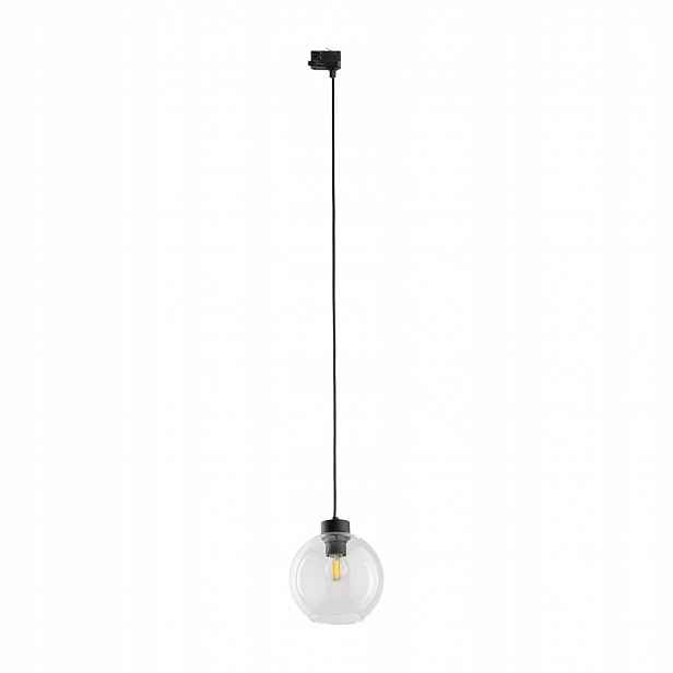 Závěsná kolejnicová lampa Tracer Cubus E27 Černá Nastavitelná 18 cm Tk Lighting