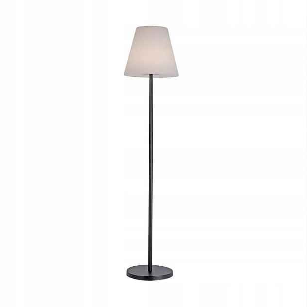 Led podlahová lampa přenosná černá Moderní Holly IP44 Paul Neuhaus