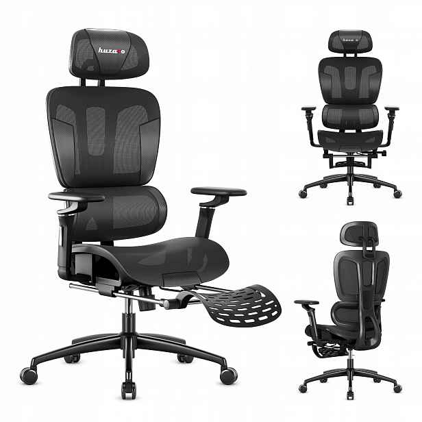 Herní otočná kancelářská židle ergonomická Kancelářská Židle podnožka