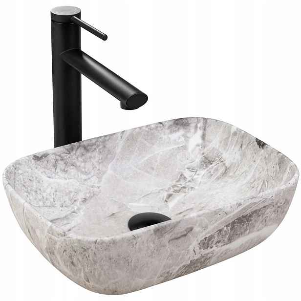 Umyvadlo Belinda Mini Stone Matt Na Desku