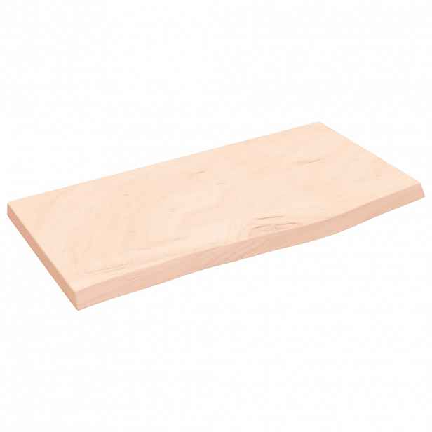 vidaXL Koupelnová deska 60x30x(2-4) cm neošetřené masivní dřevo
