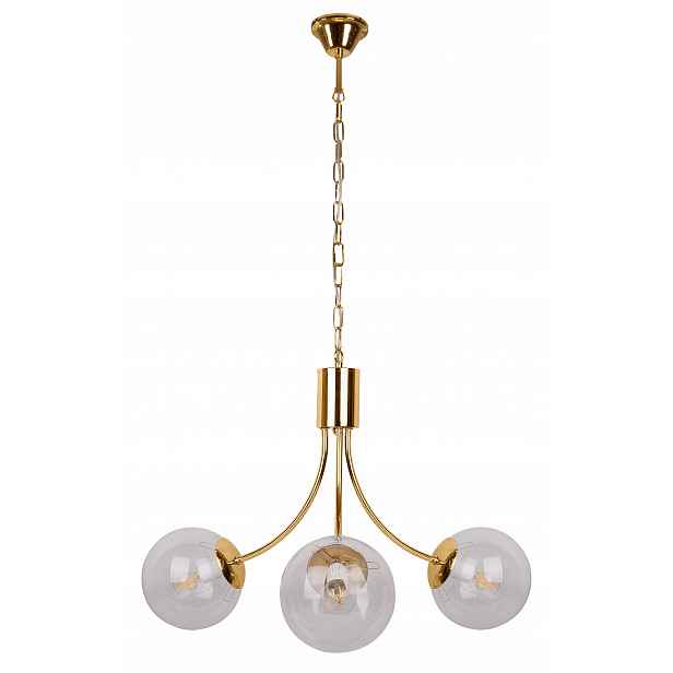 Závěsná mosazná lampa 3XE14 Dani Candellux