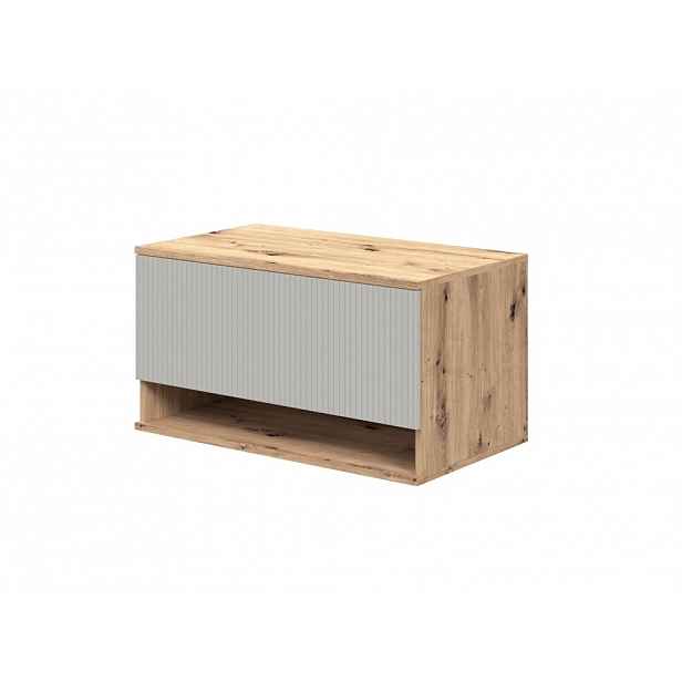 MALDAL koupelnová závěsná skříňka pod umyvadlo 80/1S, dub artisan/kašmírová