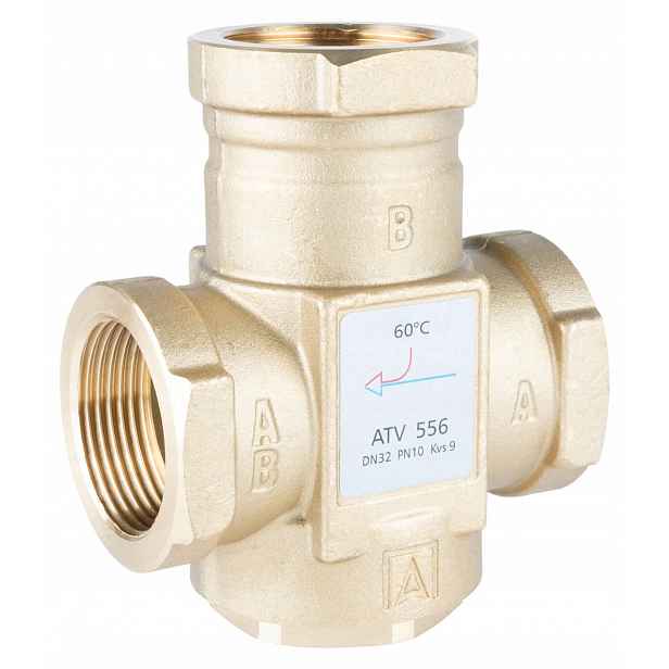 Teplotní ventil Afriso 1 1/4'' Kvs 9 m3/h 60 °C