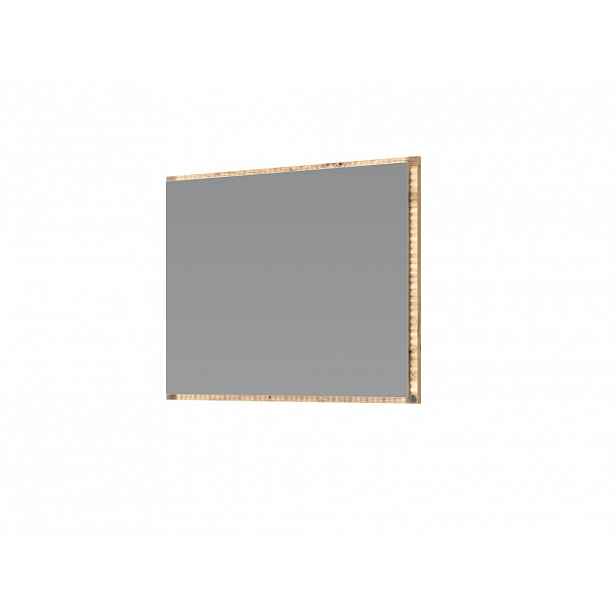 MALDAL zrcadlo 80 cm + LED osvětlení, dub artisan