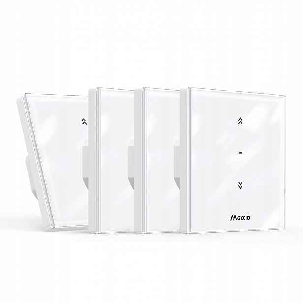 WiFi spínač rolet 80x80 mm Maxcio WF-CS01 Alexa Google ovládání