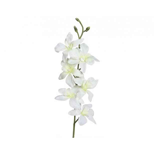 Umělá květina Orchidej 64 cm, krémová