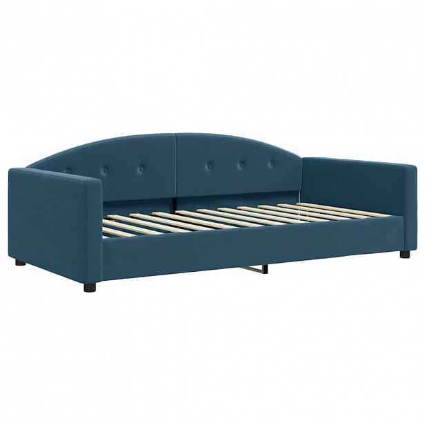 vidaXL Válenda modrá 100 x 200 cm samet
