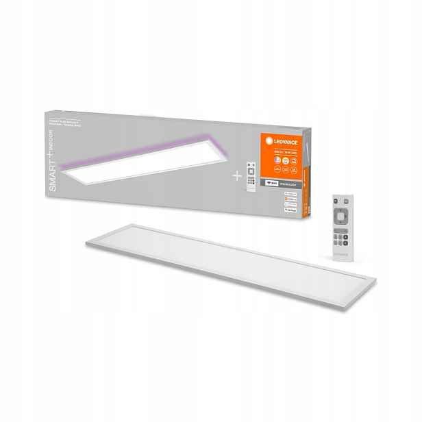 Led panel Stropní svítidlo 30W 1900lm Cct Rgbw Dálkový Ovladač 100x25cm Smart+ WiFi