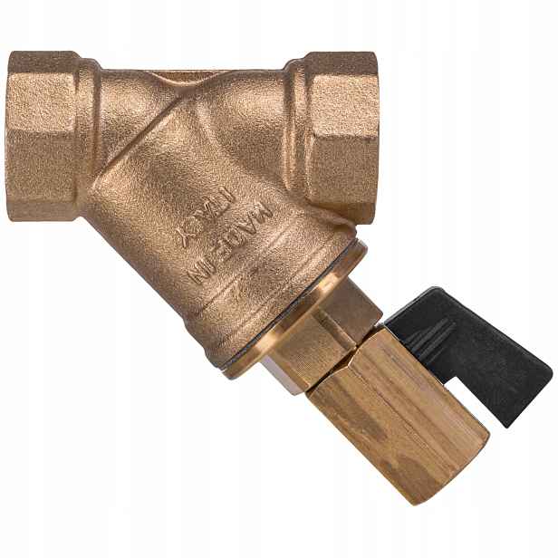 Magnetický šikmý filtr 3/4" s vypouštěcím ventilem Powermag Drain
