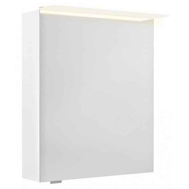 SAPHO - LINEX galerka s LED osvětlením, 60x70x15cm, levá/pravá, bílá LX060-0030