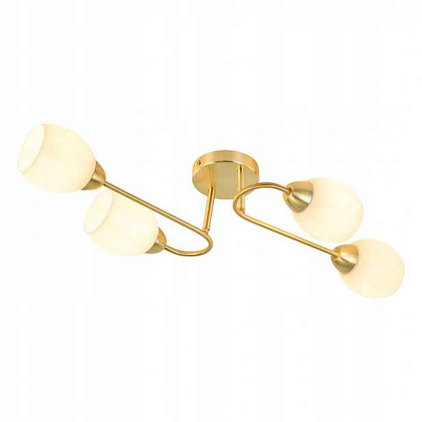 Stropní Svítidlo Stropní Svítidlo Milagro King Gold 4xE27 Zlatá Skleněná 71 cm ML2757