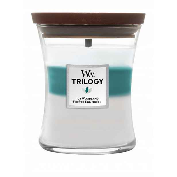 WoodWick svíčka Icy Woodland 275 g