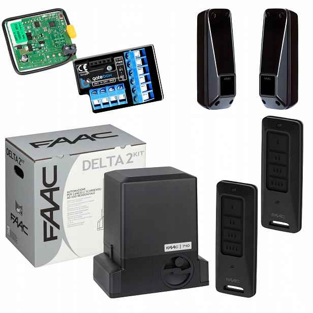 Faac DELTA2+ WiFi Modul Pilot XT4FDS 2ks pohon posuvné brány