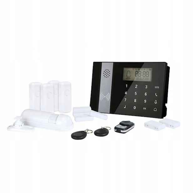 Sada Gsm alarmového systému domovní alarm+2x venkovní siréna senzor pohybu