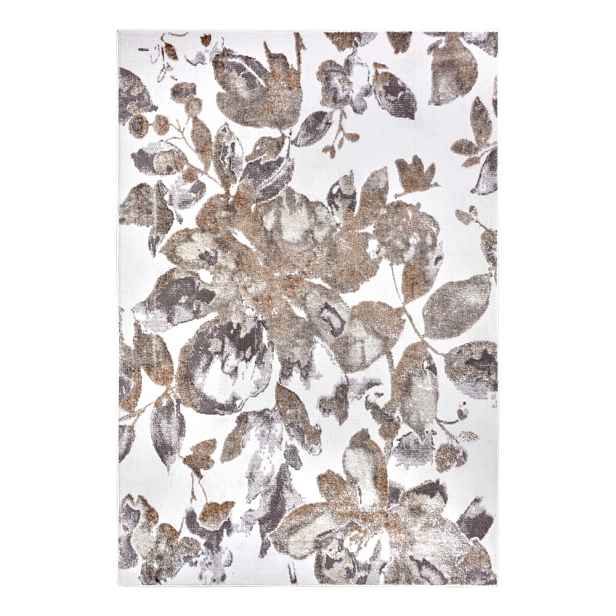 Šedo-hnědý koberec 57x90 cm Shine Floral – Hanse Home