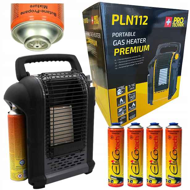 Turistická Plynová Kamna Na Topení, Solární Zářič 4 Plynové Kartuše
