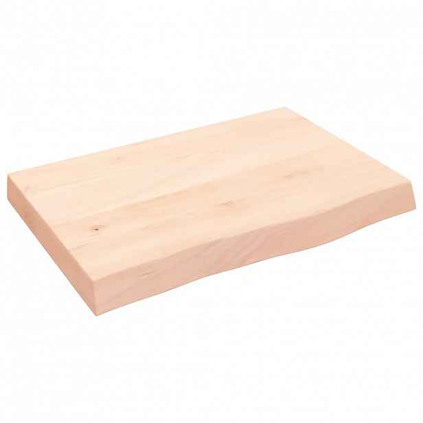 vidaXL Koupelnová deska 60x40x(2-6) cm neošetřené masivní dřevo