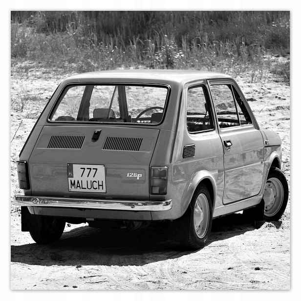 Plakáty 140x140 Batole Fiat 126p Miminko