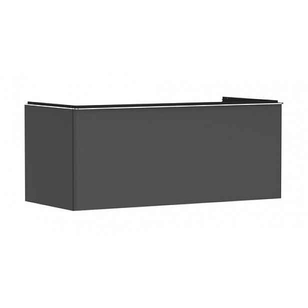 Skříňka pod umyvadlo pod desku Hansgrohe Xelu Q 118x49,5x55 cm šedá matná 54063000