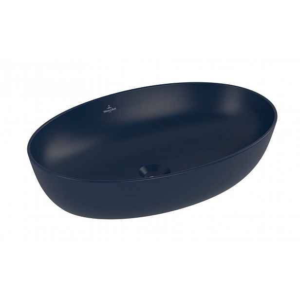 Villeroy & Boch Artis - Umyvadlo na desku 61x41 cm, bez přepadu, bez otvoru pro baterii, CeramicPlus, Nightfall 419861R6