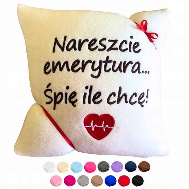 Vtipný dárek pro Důchodkyni Důchodce na důchod, rozloučení Polštář