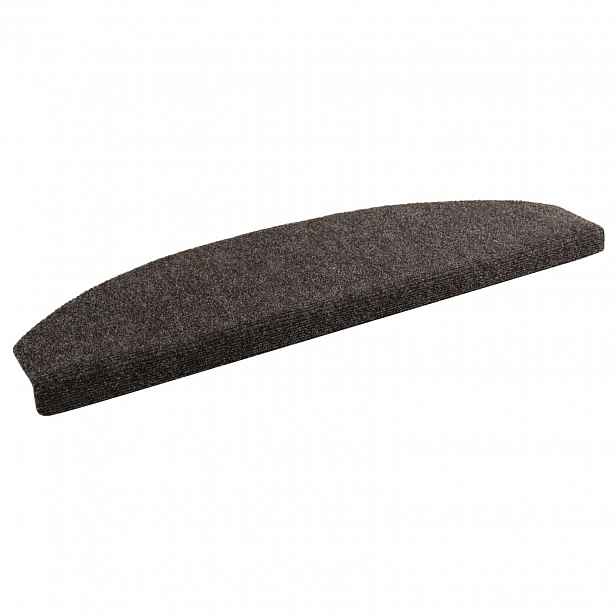 vidaXL Samolepicí schodové rohože 15 ks 80 x 24,5 x 3,5 cm Antracitová