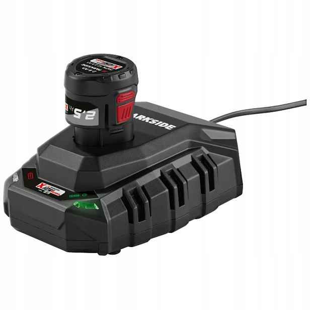 Akumulátor Parkside 12V 2,5 Ah Papk 12 2.5 B1 a nabíječka 6A Plgk 12 6.0 B1