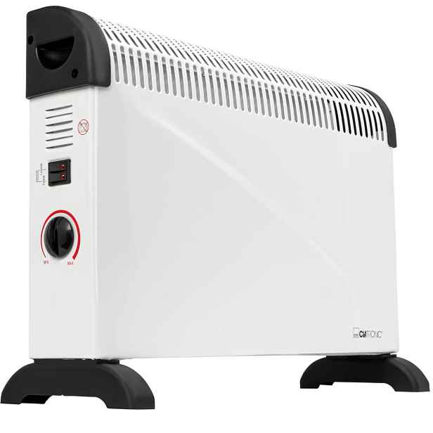 Konvertorový radiátor Clatronic 281963 bílý 750 W 62.99x43.99x14 cm