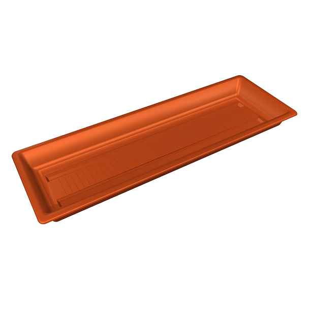 PLASTKON - Miska pod truhlík 60cm GARDEN terakota