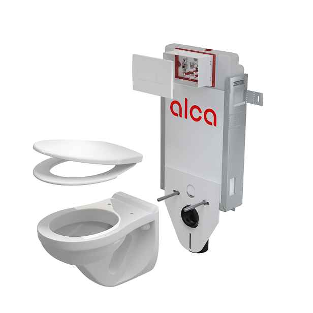 Set 5v1 pro závěsné WC Alca Renovmodul AM115/1000 (M370) WC Alca
