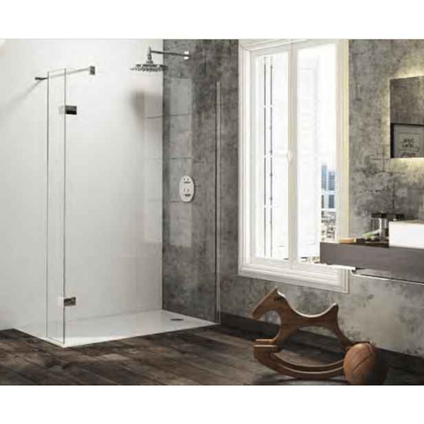 Sprchová zástěna walk-in 120x200 cm pravá Huppe Solva pure chrom lesklý ST3704.092.322