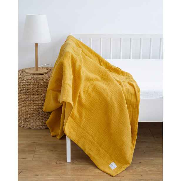 2-vrstvová Mušelínová Deka 150 x 200 cm Mušelín 100% bavlna teplá přikrývka