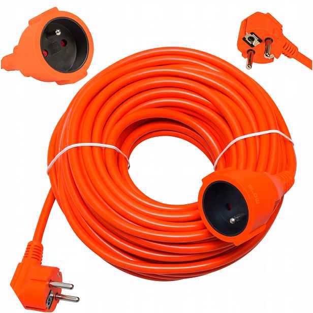 Prodlužovací Kabel Zahradní Pro Sekačku Strunovou Stavební Výkonný 3x1,5mm 50m