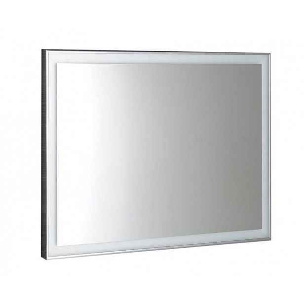 SAPHO - LUMINAR zrcadlo s LED osvětlením v rámu 70x50cm, chrom NL556