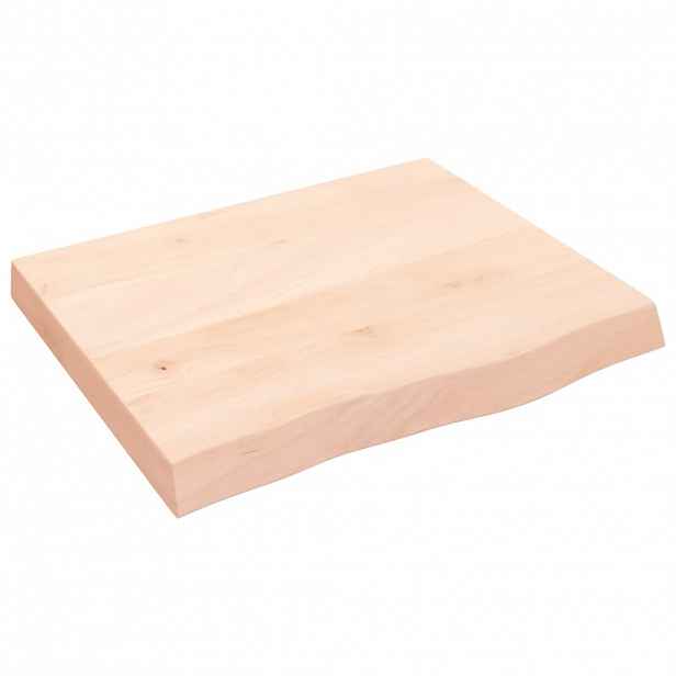 vidaXL Koupelnová deska 60x50x(2-6) cm neošetřené masivní dřevo
