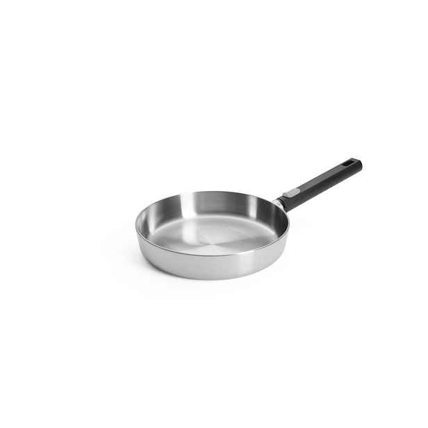 Woll Nerezová pánev Logic Steel s odnímatelnou rukojetí, Ø 24 cm 1524LCS