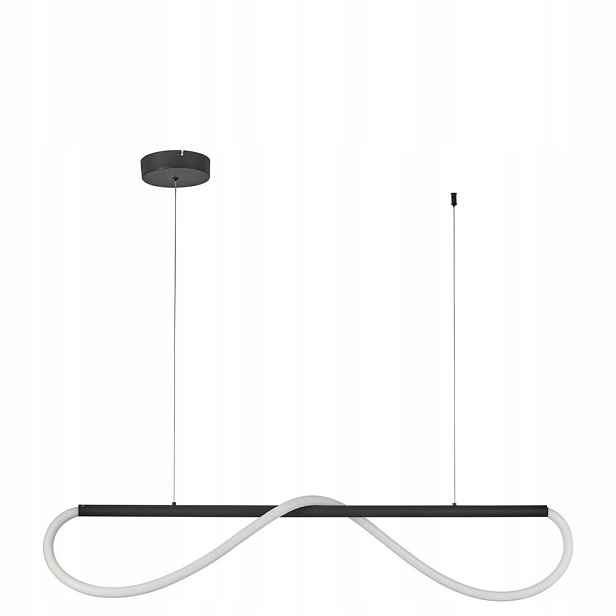 Závěsná Led lampa Meleca černá Light Prestige