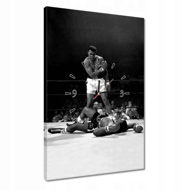 Hodiny 40x60 Muhammad Ali Walk Box