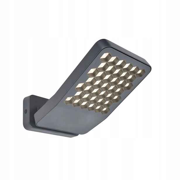 Venkovní Led nástěnné svítidlo Atlantis tmavě šedé Lutec