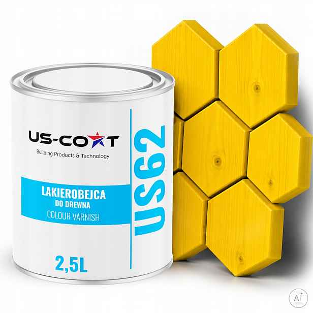Lakovač Na Dřevo 3V1 Extra Lazura Barva Žlutá Satén 2.5 L Ochranná Uv Barva