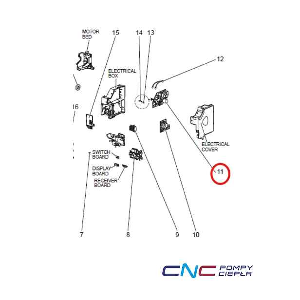 Mitsubishi Electric 678628 E2245X440 Originální napájecí deska Power Pcb