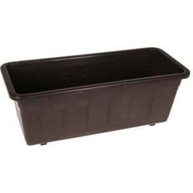 PLASTKON - Truhlík GARDEN 40 cm hnědý