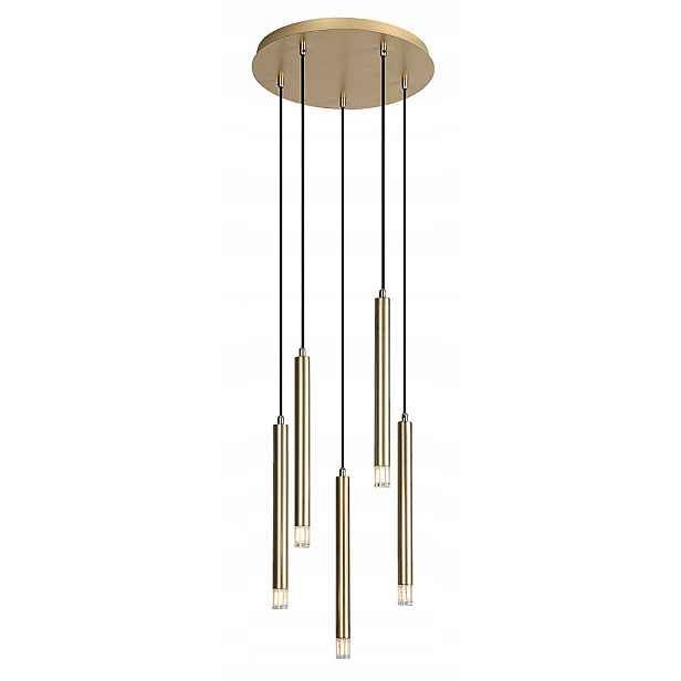 Rabalux Ramira Závěsná lampa moderní zlatá 5xG9 do obývacího pokoje/jídelny