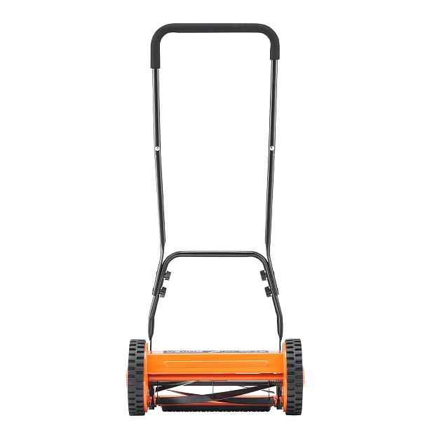 Ruční bubnová sekačka premium mechanická na trávník 5 čepelí koš 40 cm