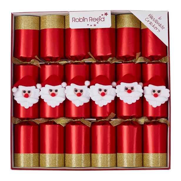 Vánoční crackery v sadě 6 ks Jolly Santa – Robin Reed