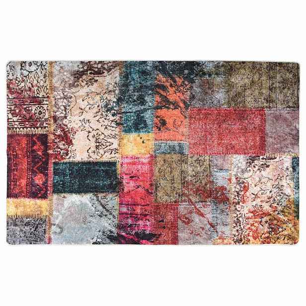 vidaXL Koberec pratelný patchwork 160x230 cm vícebarevný