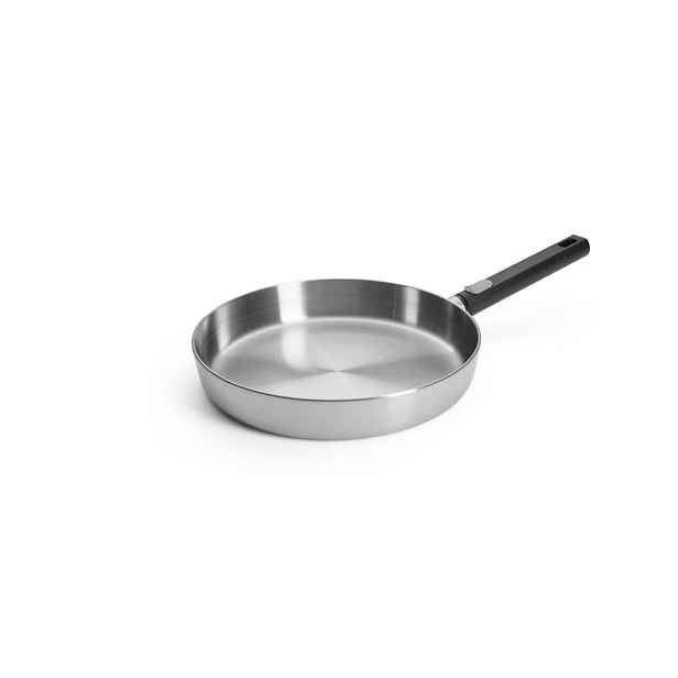Woll Nerezová pánev Logic Steel s odnímatelnou rukojetí, Ø 28 cm 1528LCS