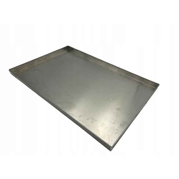 Aluminiová Výstavní Podnoska 110006 Lisovaná stříbrná 4-hranná 48x32x1 cm